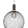 Draad bollamp met gouden details-3068ZW