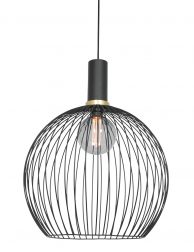 Draad bollamp met gouden details-3068ZW