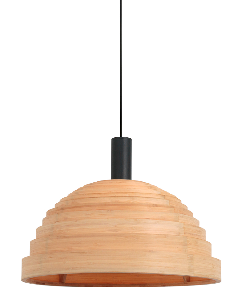 Beuken houten hanglamp met ringen-3080BE