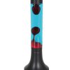 Lavalamp met rode lava zwart-3117ZW