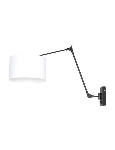 Wandlamp met verstelbare boog-8118ZW