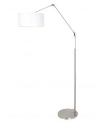 Stalen vloerlamp met knikarm-8100ST