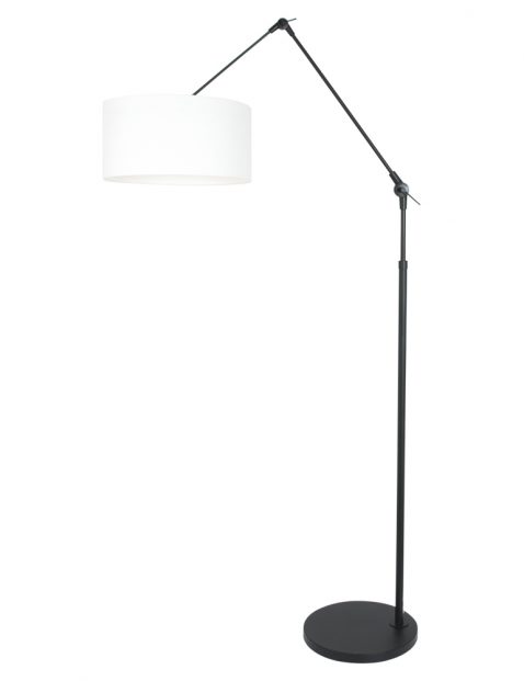 Zwarte booglamp met knikarm-8114ZW