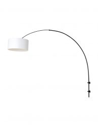 Zwarte boog wandlamp-8136ZW