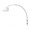 Wandlamp met linnen kap-8138ZW