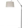 Staande lamp met grote knikarm-8185ZW
