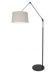 Staande lamp met grote knikarm-8185ZW