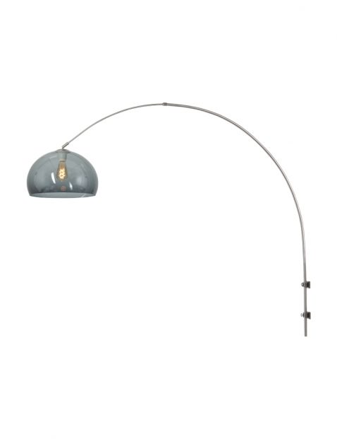 Grote verstelbare wandlamp met bol-8201ST