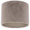 Ronde velvet lampenkap 20 cm-K3084GS