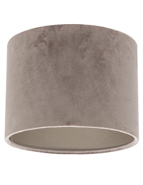 Ronde velvet lampenkap 20 cm-K3084GS