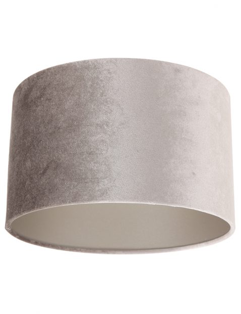 Velvet lampenkap rond 30 cm-K7396GS