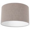 Ronde lampenkap grove linnen stof 30 cm-K7396RS