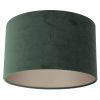 Fluwelen lampenkap rond 30 cm-K7396VS