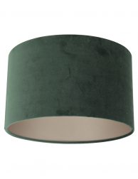 Fluwelen lampenkap rond 30 cm-K7396VS