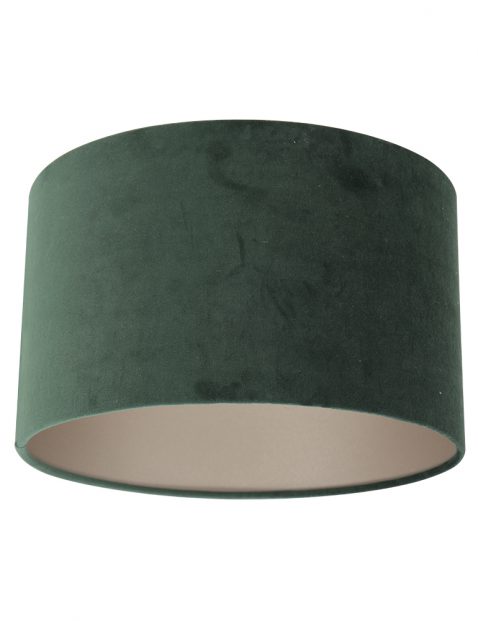 Fluwelen lampenkap rond 30 cm-K7396VS
