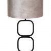 Tafellamp voet met kap-8277ZW