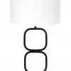 Lampvoet dubbele cirkel-8279ZW