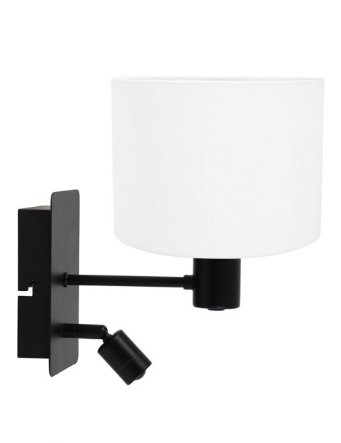 Wandlamp met kap en richtspotje-8291ZW
