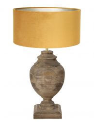Houten vaaslamp-7071B