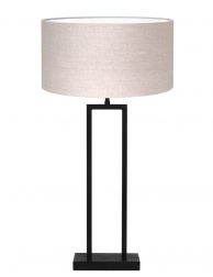 Voorkeursbehandeling grip In zicht Stoere landelijke tafellamp met bruine kap Light & Living Shiva zwart -  Directlampen.nl