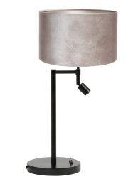 Stijlvolle schemerlamp met leeslamp-8325ZW
