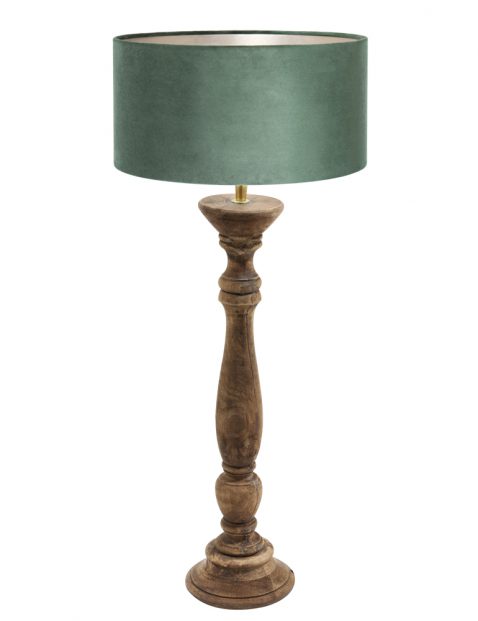 Botanische houten schemerlamp-8356BE