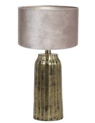 Sjieke tafellamp met kap-8381GO