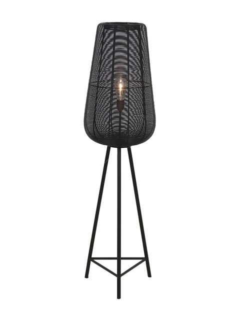 Driepoot vloerlamp met draadkooi-3239ZW