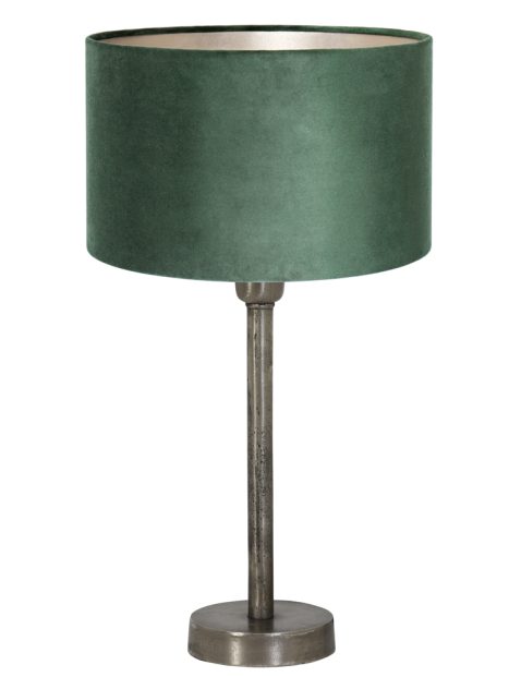 Verweerd stalen voet met groene kap-8408ST
