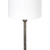 Ronde witte kap op stalen voet-8412ST