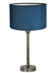 Velvet blauw nachtkast schemerlamp-8414ST