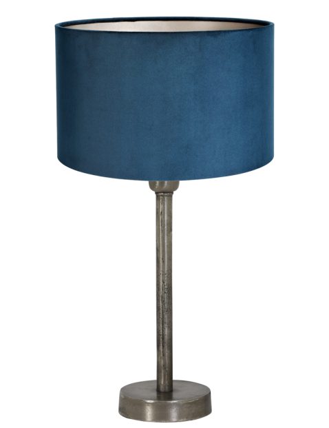 Velvet blauw nachtkast schemerlamp-8414ST