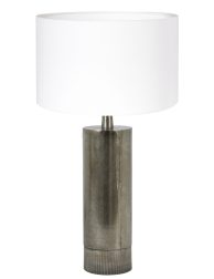 Tafellamp met witte kap-8419ZW