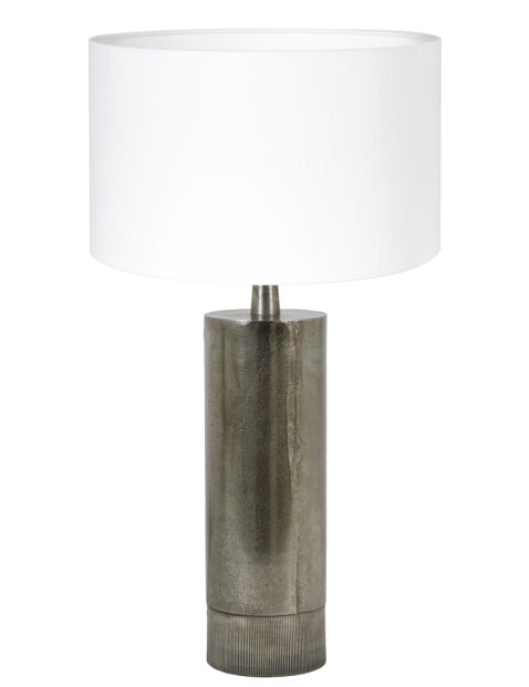 Tafellamp met witte kap-8419ZW