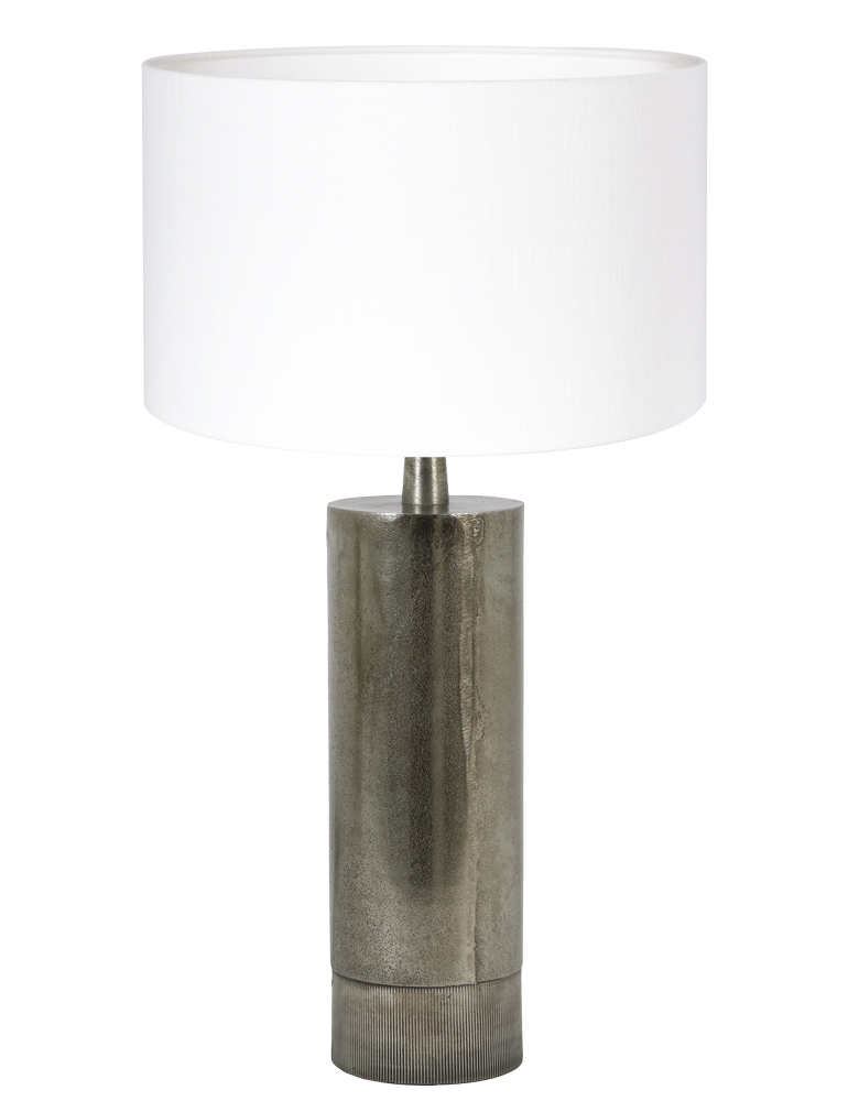 Tafellamp met witte kap-8419ZW