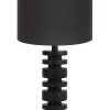 Schijven tafellamp met zwarte kap-8441ZW