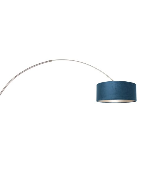 Booglamp met blauwe kap-8241ST