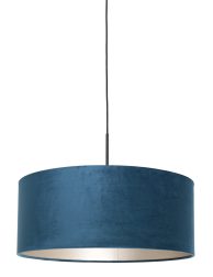 Hanglamp met blauwe kap-8248ZW