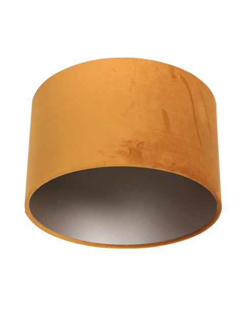 Ronde fluwelen lampenkap 30 cm-K7396KS