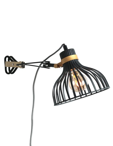 annelighting-wandlamp-dunbar-zwart-metaal-draadlamp-e27-3093zw-1