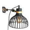 annelighting-wandlamp-dunbar-zwart-metaal-draadlamp-e27-3093zw-1