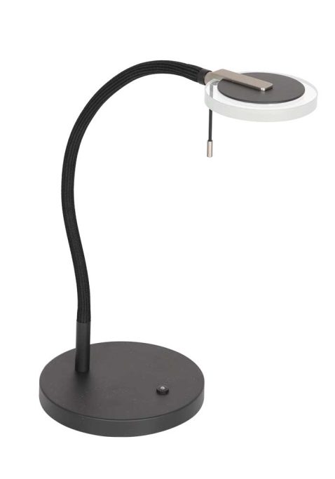 Dimbare design bureaulamp zwart - 3373ZW