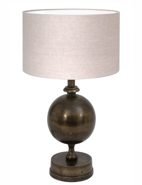 Tafellamp met gevormde voet-7006BR