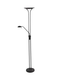 LED vloerlamp uplighter met lees arm-7500ZW