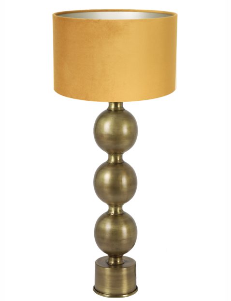 Klassieke tafellamp met okergele kap-8348GO