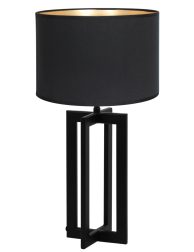 Zwart frame schemerlamp-8459ZW