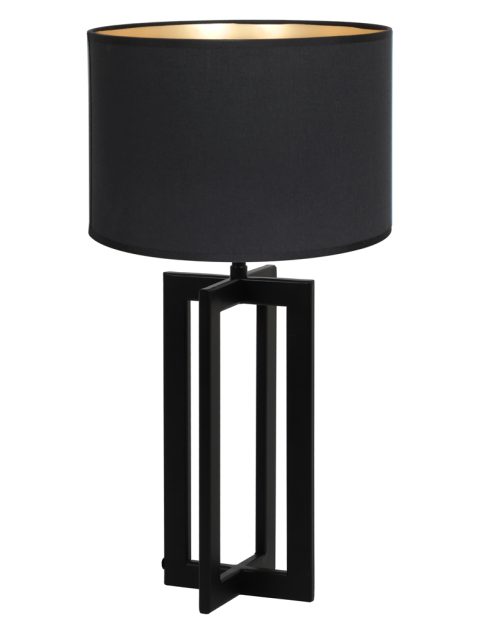 Zwart frame schemerlamp-8459ZW