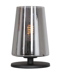 Rookglazen moderne tafellamp-3103ZW
