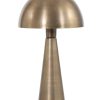 Bronzen tafellamp paddenstoel-3306BR