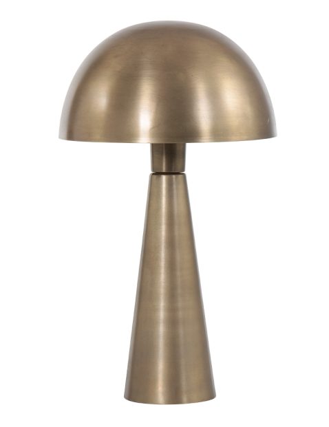 Bronzen tafellamp paddenstoel-3306BR